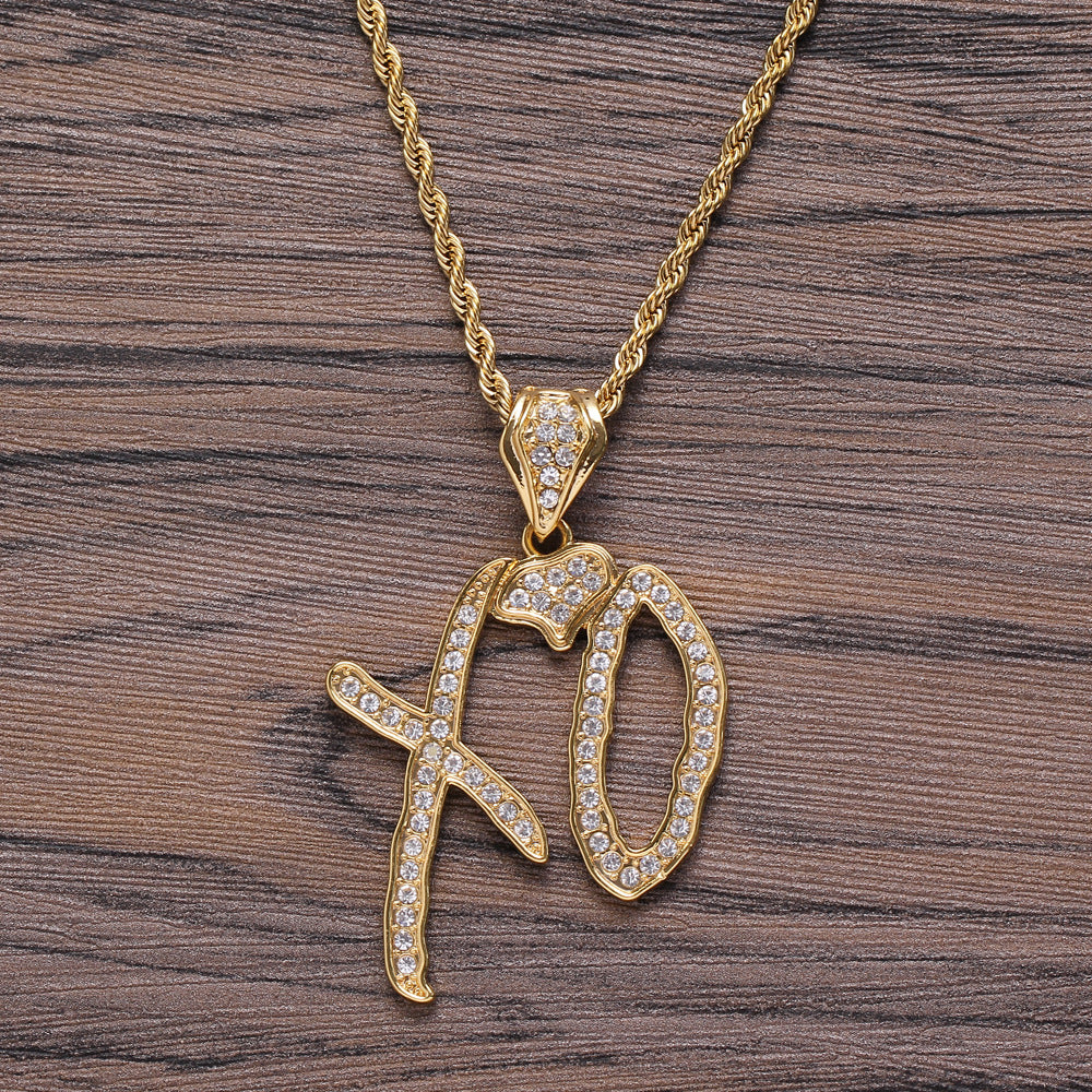 XO Letter Pendant