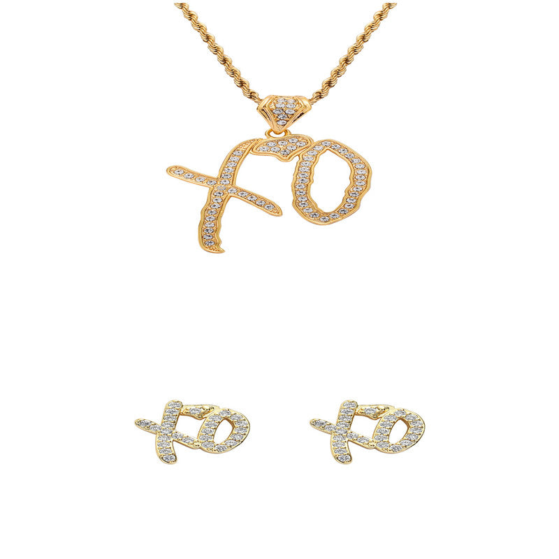 XO Letter Pendant