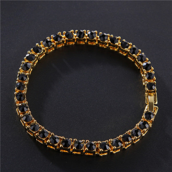 Hip Hop Bracelet Iced Out Single Row